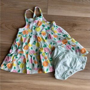 Cat & Jack Multicolor Baby Dress with Bloomers